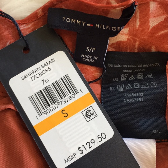 NWT Tommy Hilfiger Saharan Safari Maxi Dress - Picture 13 of 13